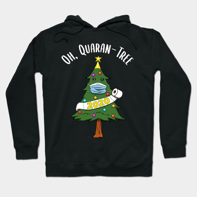 Christmas Tree 2020 Toilet Paper Quaran-Tree Hoodie by MGO Design